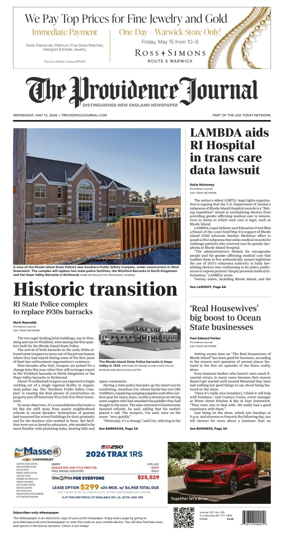 Cover of The Providence Journal