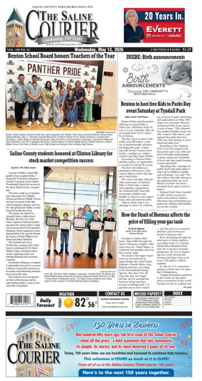 Cover of The Saline Courier