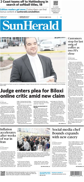 Cover of The Sun Herald