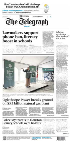 Cover of The Telegraph (Macon)