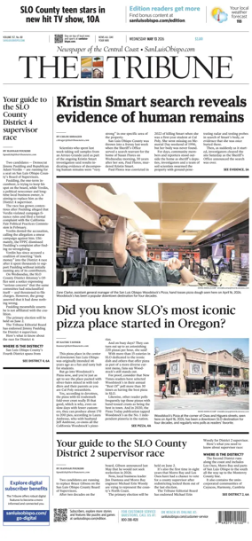 Cover of The Tribune (SLO)