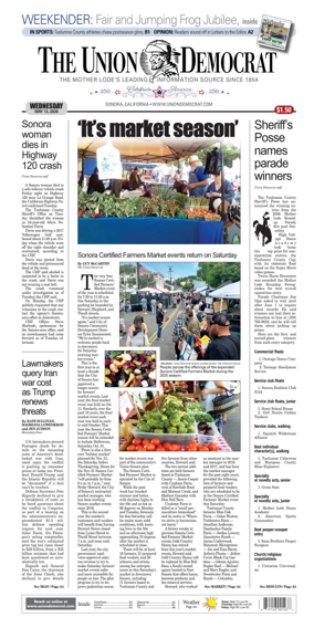 Cover of The Union Democrat