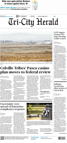 Cover of Tri-City Herald