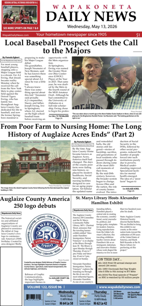 Cover of Wapakoneta Daily News