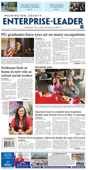 Cover of Washington County Enterprise-Leader