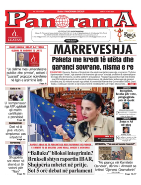 Cover of Panorama (Albania)