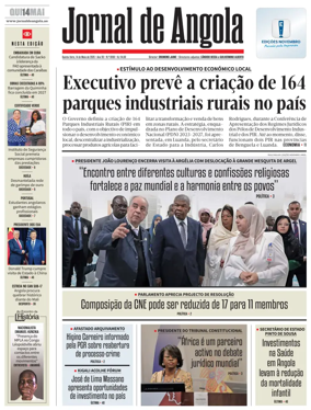 Cover of Jornal de Angola