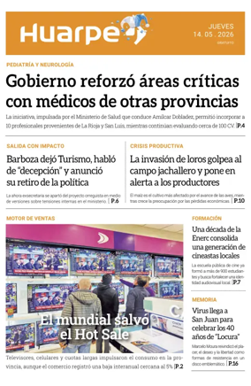 Cover of Diario Huarpe