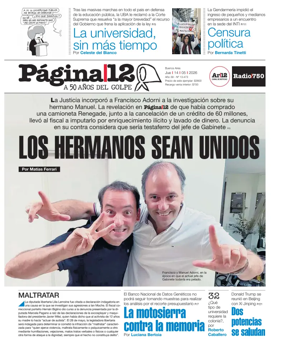 Cover of Pagina 12