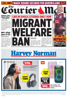 Cover of The Courier-Mail
