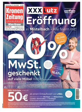 Cover of Kronen Zeitung