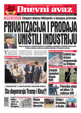 Cover of Dnevni avaz