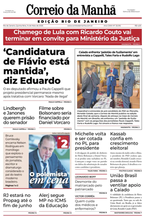 Cover of Jornal Correio da Manha