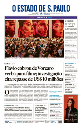 Cover of O Estado de S. Paulo