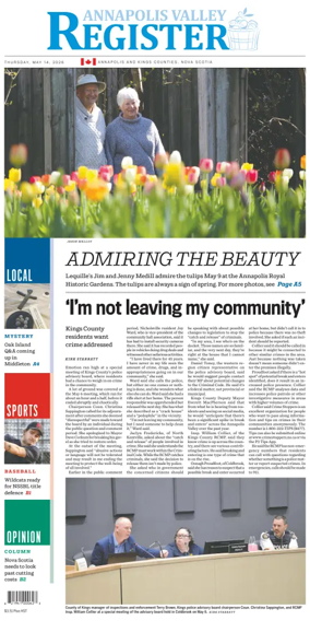 Cover of Annapolis Valley Register
