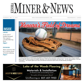 Cover of Kenora Daily Miner and News