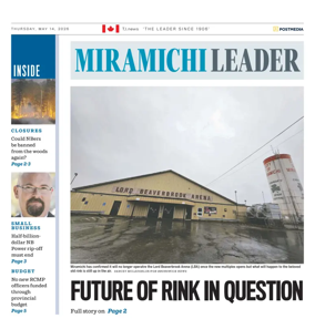 Cover of Miramichi Leader