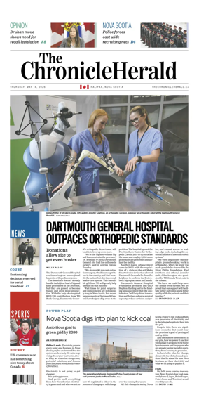 Cover of The Chronicle Herald (Metro)
