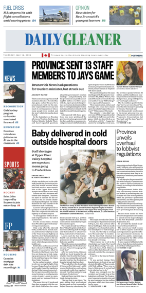 Cover of The Daily Gleaner