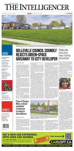 Cover of The Intelligencer (Belleville)