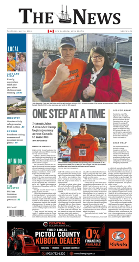 Cover of The News (New Glasgow)