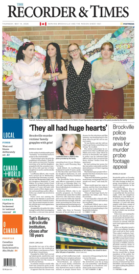 Cover of The Recorder & Times (Brockville)