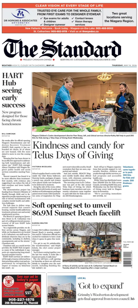 Cover of The Standard (St. Catharines)