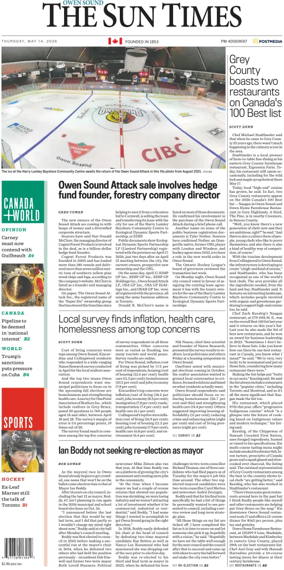 Cover of The Sun Times (Owen Sound)