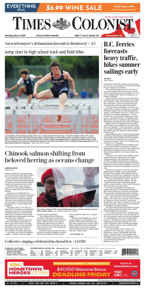 Cover of Times Colonist