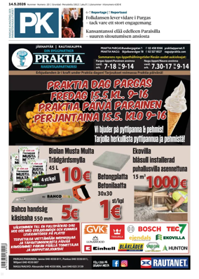 Cover of Pargas Kungorelser - Paraisten Kuulutukset
