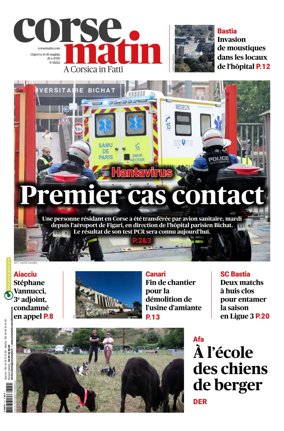 Cover of Corse Matin