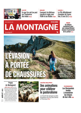 Cover of La Montagne (Clermont-Metropole)