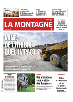 Cover of La Montagne (Montlucon)