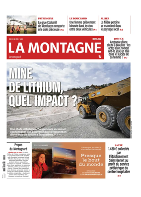 Cover of La Montagne (Moulins)