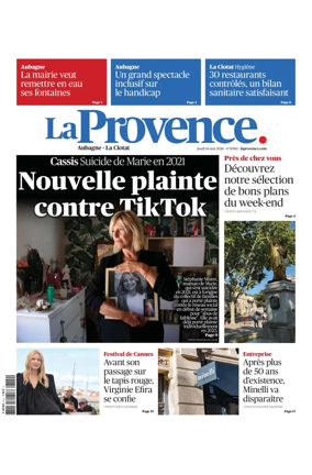 Cover of La Provence Aubagne-La Ciotat