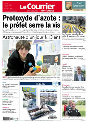 Cover of Le Courrier de l’Ouest (Deux-Sevres)