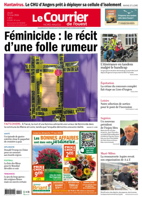 Cover of Le Courrier de l’Ouest (Nord Anjou)