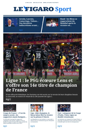 Cover of Le Figaro Sport