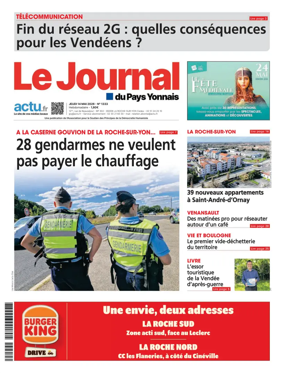 Cover of Le Journal du Pays Yonnais