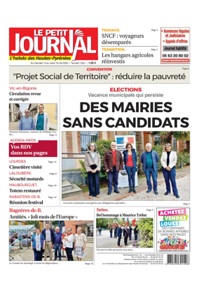 Cover of Le Petit Journal - L'hebdo des Hautes-Pyrenees