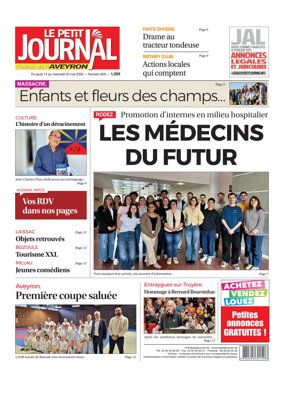 Cover of Le Petit Journal - L'hebdo local de l'Aveyron