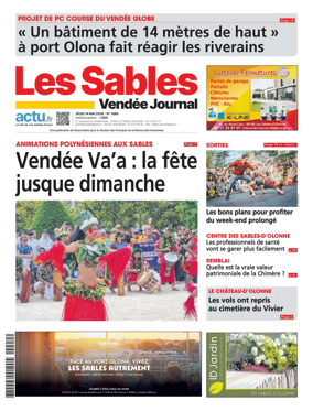 Cover of Les Sables Vendee Journal