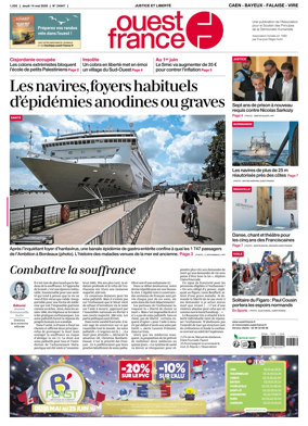 Cover of Ouest France (Caen - Bayeux - Falaise - Vire)