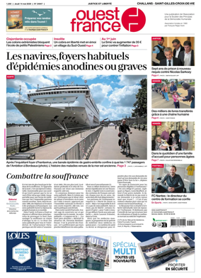 Cover of Ouest France (Challans / Saint-Gilles-Croix-de-Vie)