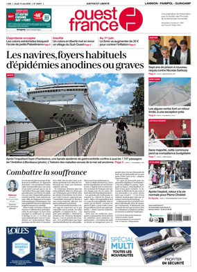 Cover of Ouest-France (Lannion / Paimpol / Guingamp)