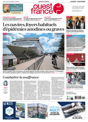 Cover of Ouest France (Loudeac / Rostrenen)