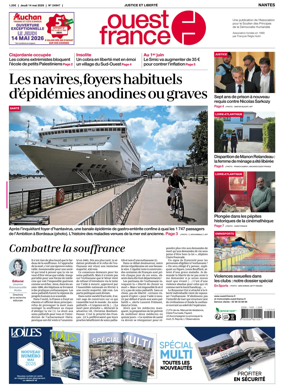 Cover of Ouest France (Nantes)
