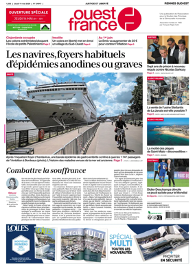 Cover of Ouest-France (Rennes Sud-Est)