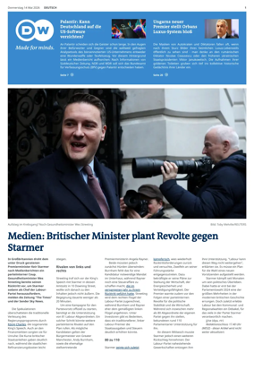 Cover of Deutsche Welle (German edition)