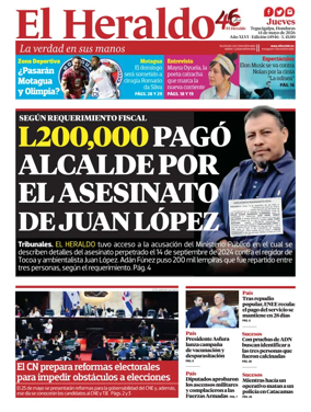 Cover of Diario El Heraldo